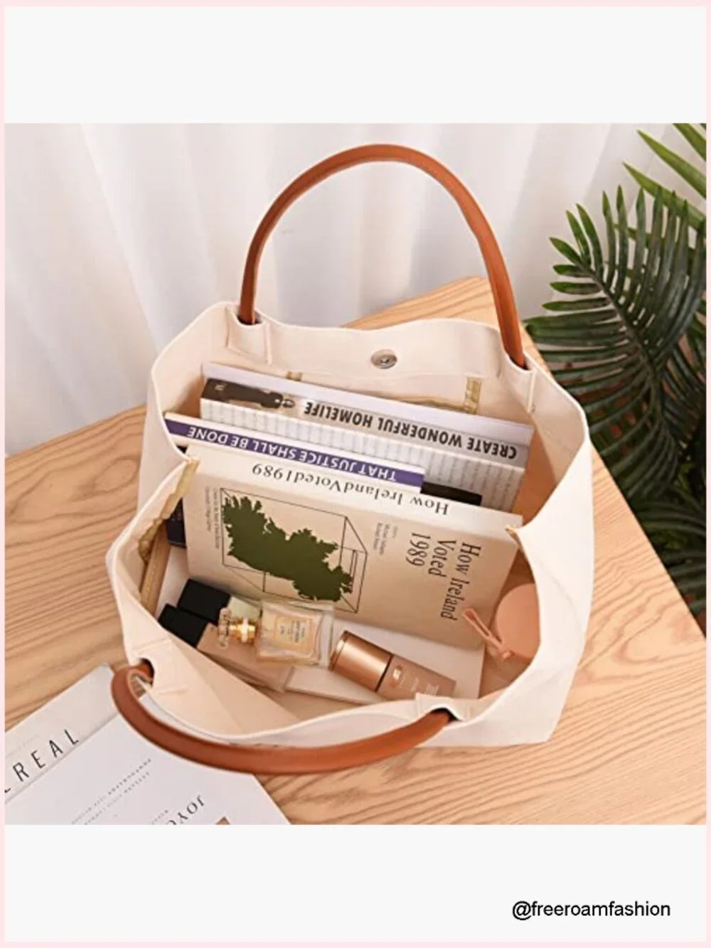 Canvas Tote Bag - Large Mom Life Bag for Travel Shopping Beach Hospital